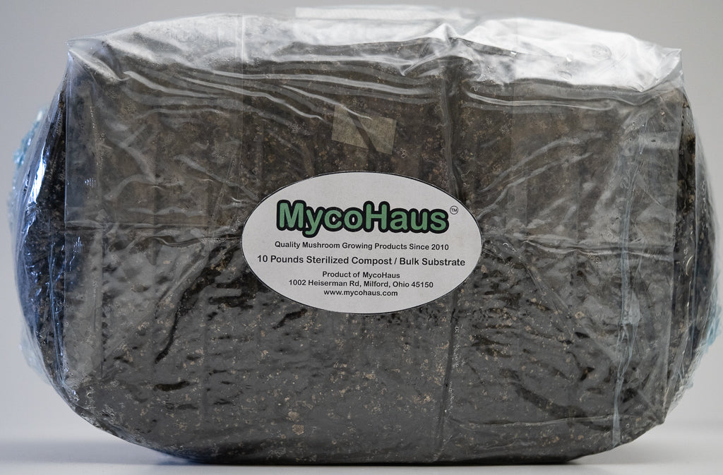 mushroom potting mix 10 Pounds Sterile Bulk Mushroom Substrate Compost Mix With 0.5 Filter 8 Pack
